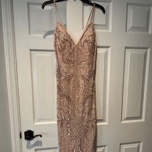 Aidan Mattox Beaded Giwn NWT Size 6